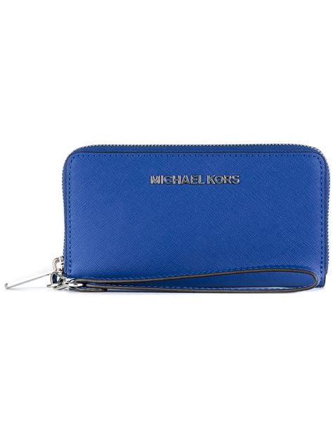 michael kors portemonnaie electric blue|Michael Kors designer wallet.